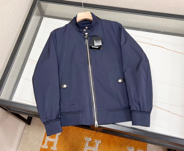 

the new designer brands jackets highquality wind-proof leathers splice design fashion stand collar zipper man's jackets, Black;brown