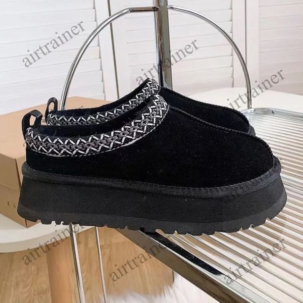 

tazz tasmans slippers women slip-on platform flats slides black chestnut samba sneaker luxury designer slipper mule shoes boots classic mini