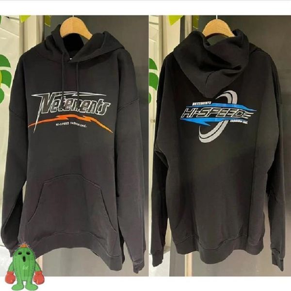 

men's tracksuits oversized vetements hoodies fashion embroidered pullover men women 1 1 hooded sweatshirts 230217, Gray