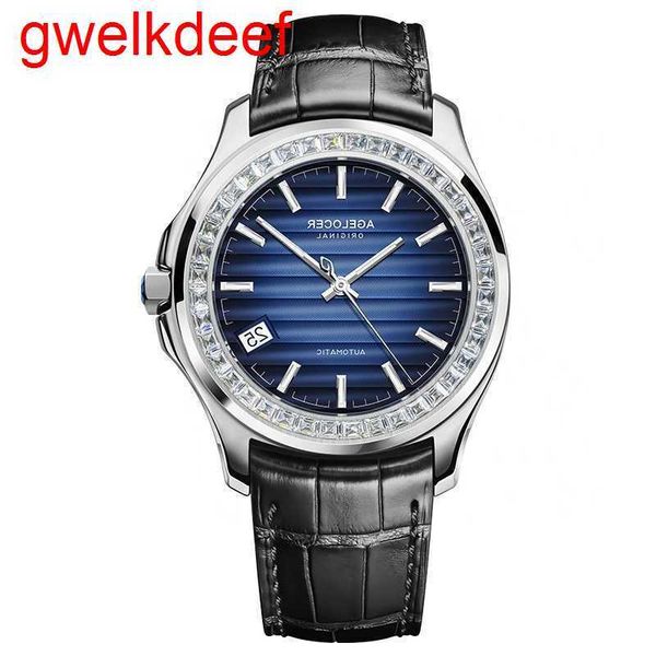 

wristwatches luxury custom bling iced out watches white gold plated moiss anite diamond watchess 5a replication mechanical zady, Slivery;golden