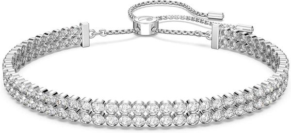 

swarovski subtle bracelet jewelry collection clear crystals, Silver