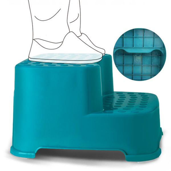 

step stools dual height kids step stool toilet training stepping pad thickening non-slip multipurpose anti-skid household 230217