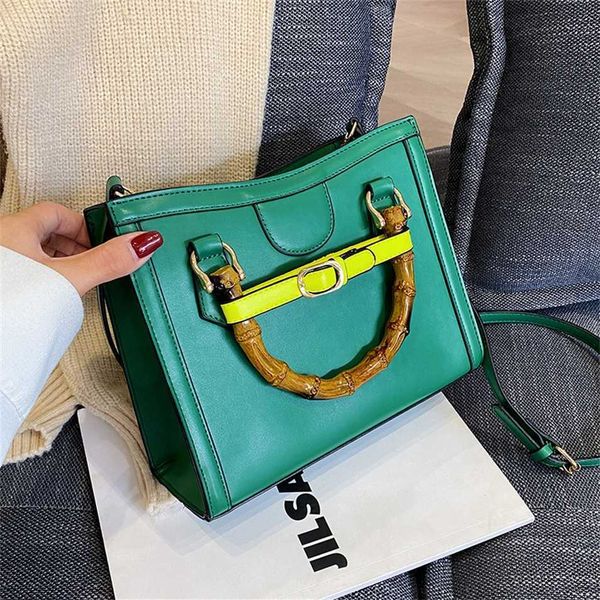 

evening bags clearance new women's portable sling single shoulder messenger tote bag simple foreign style bamboo slub bag