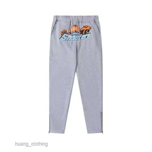 

trapstar designer men's set tiger head suit fleece sports tracksuits towel embroidery letter mens tracksuit hooded hoodies and pants 2, Gray