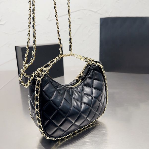 

designer bags diamond lattice mini lunch box tote letter pendant gold chain crossbody handbags