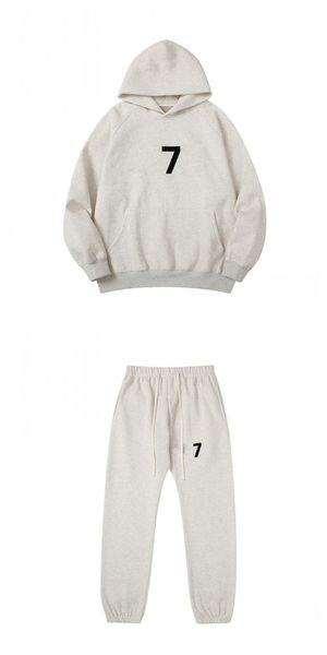 

mens tracksuits letter print hoodie pollover sweatsuits hommes jogger fit suits hooded hoodies casual long pants outfits ve11, Gray