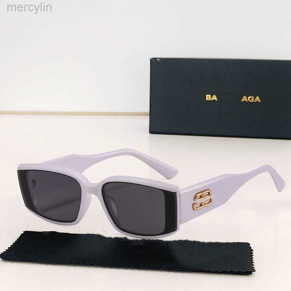 

designer sunglasses balencigas personality wide foot glasses fashion small frame sunglasses pc frame men's and women's modern sung, White;black