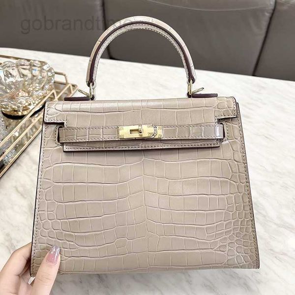 

quality handbags shoulder high bag cowhide fashion 2023 generation bags designer keiiy women's crocodile second high handbag one messen