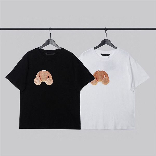 

men's plus tees & polos round neck embroidered and printed polar style summer wear with street pure cotton 1mn0, Black;brown