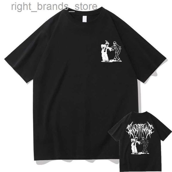

men's t-shirts men's t-shirts ghostemane tshirt suicideboys t shirts pouya t-shirt men women fashion hip hop rap tee rock punk cot, White;black