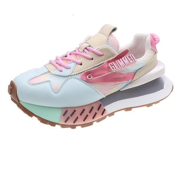 

dress shoes women designer sneakers fashion outdoor ins causal lace up female ladies footwear size 35-40 for 230217, Black