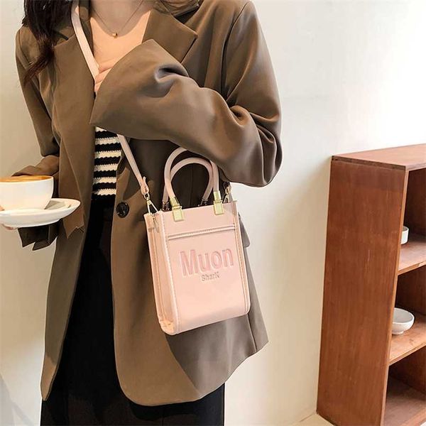 

letters handbag women's new summer bucket bag edition shoulder bag