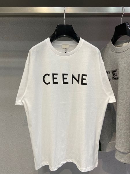 

men's t-shirts round neck embroidered and printed polar style summer wear with street pure cotton tqqe, White;black