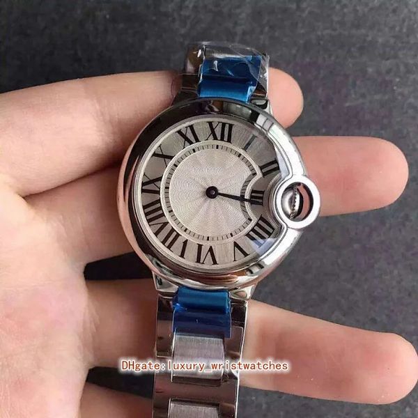 

classic w6920084 33mm woman watches stainless steel sapphire luminous miss vk quartz movement ladies watch wristwatches, Slivery;brown