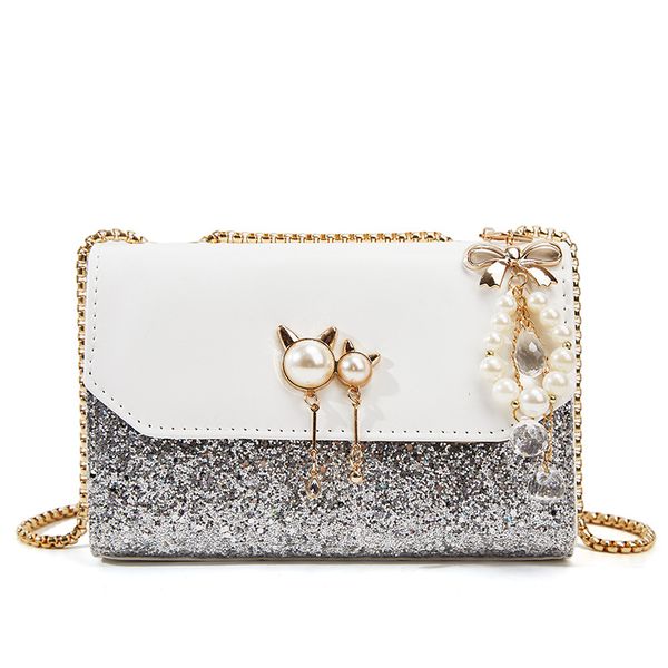 

hbp fashion womens bag outdoor cross body bag versatile sequin design mini bag