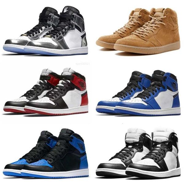 

classic jumpman 1 high unc metallic red shoes sneakers gs bred banned 3 blac nakeskin s kids sho222k, Black
