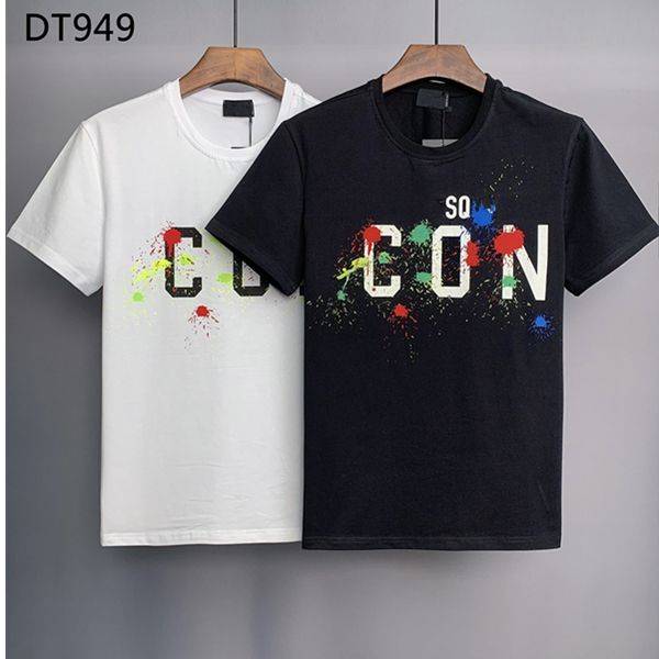 

23ss italy men t-shirt design d2 dsq icon gg tee streetwear letter print t-shirts shorts men's women hip hop polo shirts tee dt949, White;black