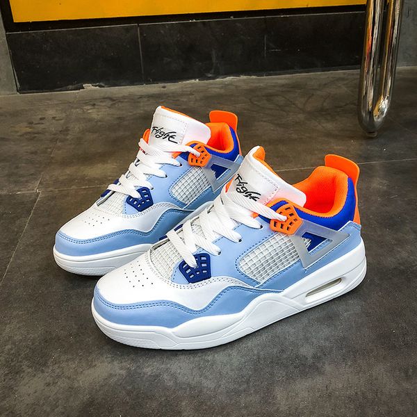 

dress shoes retro men's outdoor basketball breathable running women shoes chunky sneakers brand lace up couple casual 230217, Black