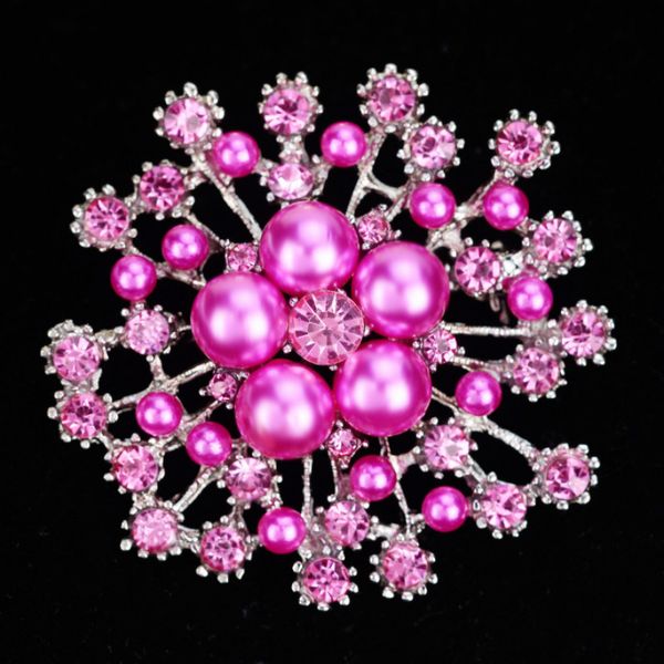 

pins brooches snowflakes shape fixed clothing accessories female simple graphic suit highgrade 230216, Gray