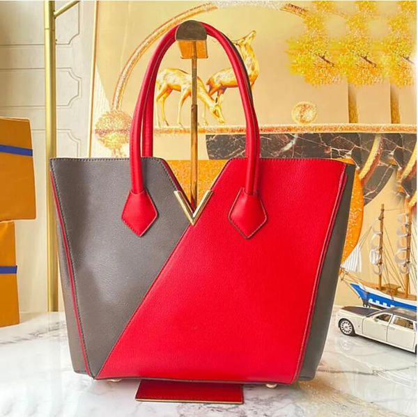 

splicing totes leather shoulder bags women splicing totes designers handbags leather travel woman messenger school bag tote