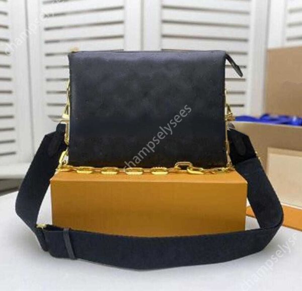 

designer woman handbag bag chain zipper purse leather shoulder messenger cross body clutch fashion lady flower chain phone holder2023