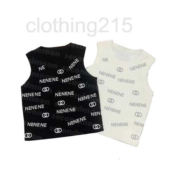 

women's tanks & camis designer women crop tees cotton fabric tank spring summer breathable tee sleeveless sport s gxdv, White