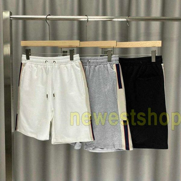 

2021 new summer designer shorts fashion style brand mens side webbing casual solid pants letter print trousers joggerss4e9, White;black