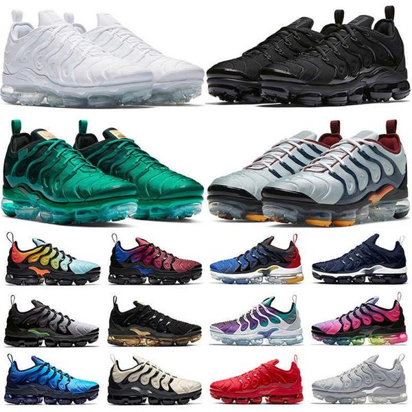 

max tn plus running shoes men women triple white black royal oracle aqua atlanta midnight navy mens trainers sports sneakers size 247g