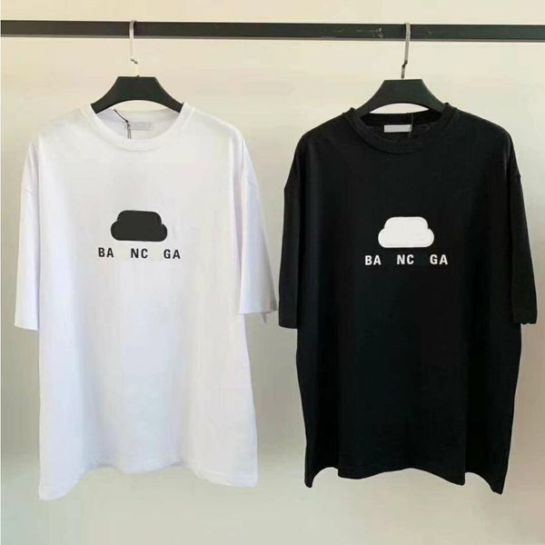 

designer t shirt summer short sleeve tee men women lovers luxury t-shirts paris fashion senior pure cotton top, White