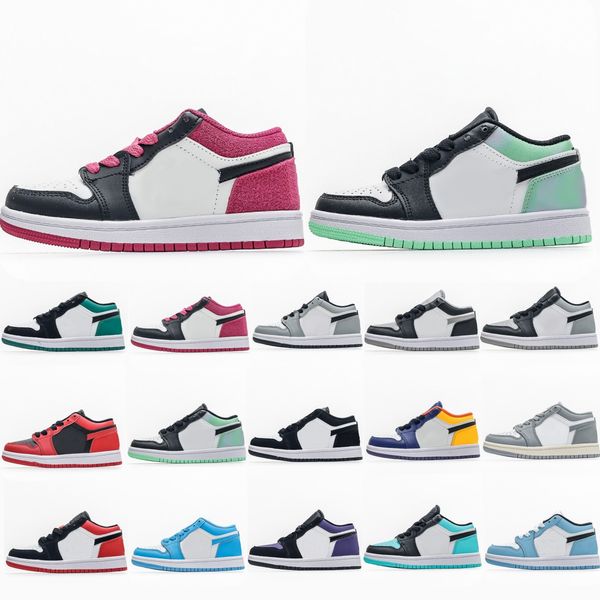 

2023 new kids shoes low athletic sneaker children shoes trainers boys girls white summer classic fashion sports 24-37 o8zv#, Black