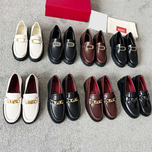 

designer logo calf leather loafers derby dress shoes men women monolith chocolate solid copper glossed leather loafers black sneakers size 3