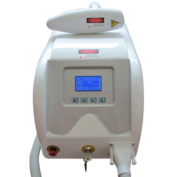 

nd yag laser with carbon powder treatment head for tattoo removal, Black