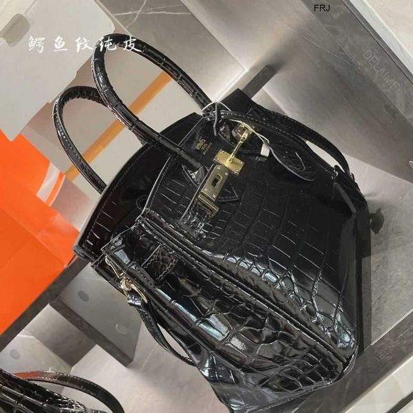 

designer bags birkins handbags hwomens h crocodile pattern bk30bk25 layer cowhide handle cross body classic have frj osya