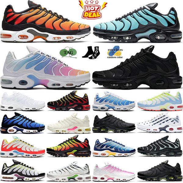

athletic shoes running tn 3 tns vapor max maxs sports triple black white hyper jade university blue sunset fury pimento persian violet rainb, White;red