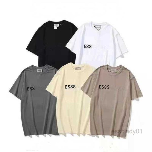 

tees ess t shirts mens t-shirts women designer cottons man s casual shirt luxurys clothing street shorts sleeve clothesd6pz, White;black