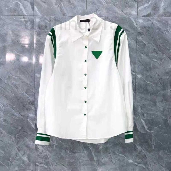 

men's casual shirts designer summer new color-blocking label version shirt casual for men and women hhe9, White;black