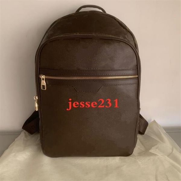 

classic fashion duffel bags pu leather women and men bag school bags backpack style travel bag241q