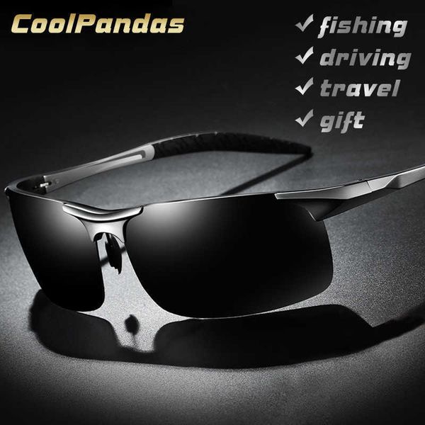 

aluminum magnesium men polarized sunglasses aviation hd driving sun glasses male sport lunette soleil homme oculos, White;black