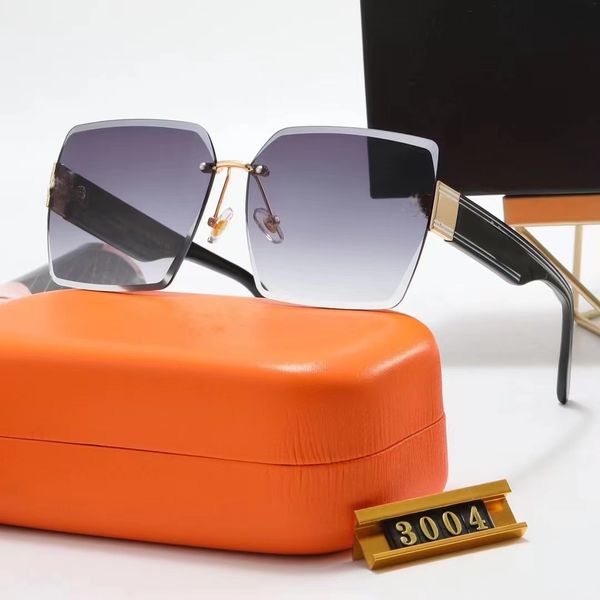 

luxury designer rimless sunglasses women's classic glasses uv400 men's glasses fashion polarized sunglasses travel 7 options recta, White;black