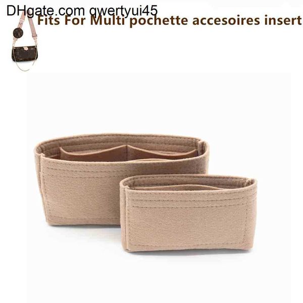 

qwertyui45 cosmetic bags cases for multi pochette accessoires bag insert organizer inner purse portable crossbody designer handbag make up o