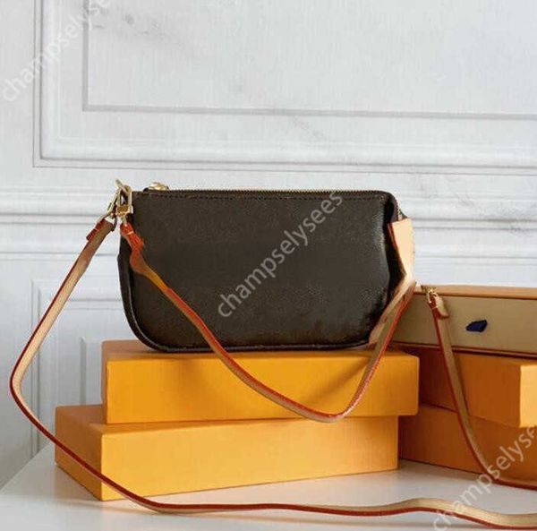 

fashion woman bag handbag original box shoulder bags purse clutch flower grid lady girls messenger bags2023