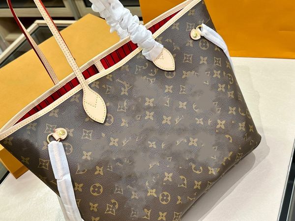 

never fulls bag strap designer clutch bags shopping bags embossed bag the tote bag leather luxury designer handbag 2 pieces messengers bag