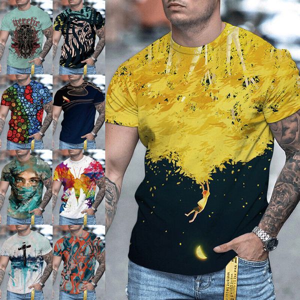 

mens fashion crew neck blouse men beach bohemian short sleeve t shirts loose, White;black