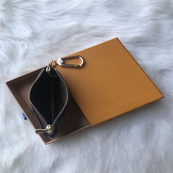 

delivery special 4 colors key pouch coin purse zip wallet wallet women coin purse 62650 with box certificate2242, Red;black