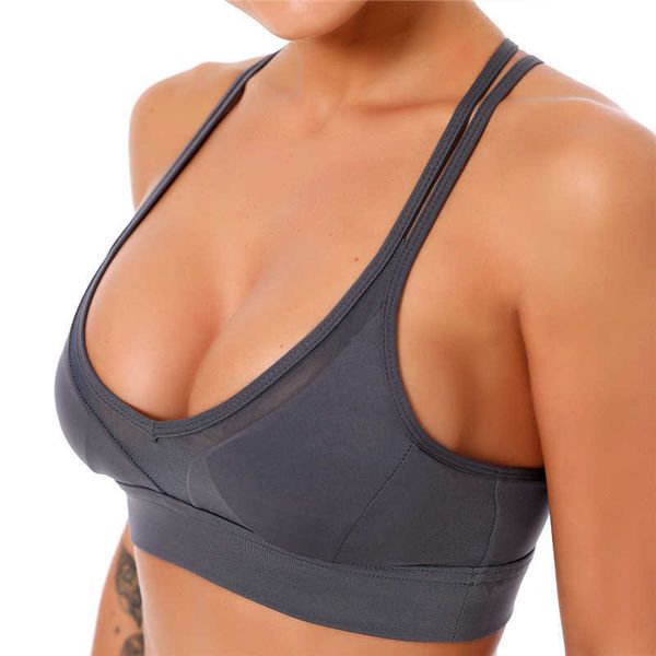 

nxy yoga outfits hamidou backless push up bra fitness patchwork sports vest tank women high stretch training sport s 220523, White