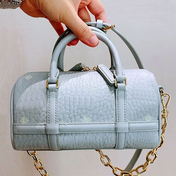 

mini boston pillow bag cross body shoulder chain underarm handbags hobo genuine leather printing women bags handbag purse pouch wallet adjus