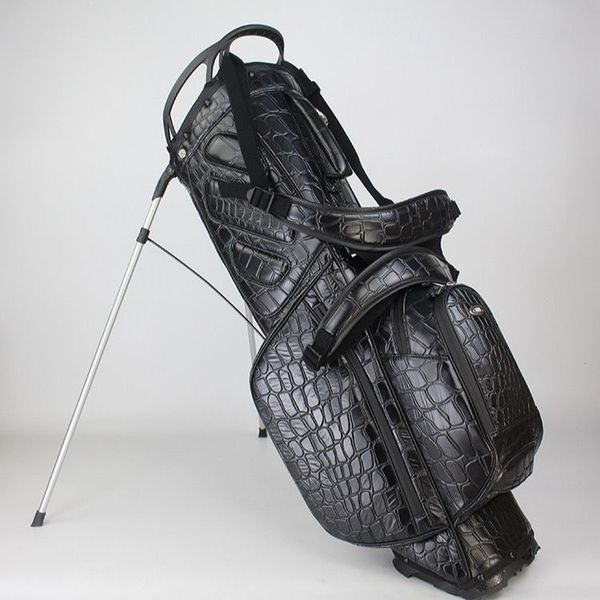 

golf aviation supplies golf four-wheel telescopic bag private customization luggage & accessories other bags leather crocrediel strappy shou, Black;red