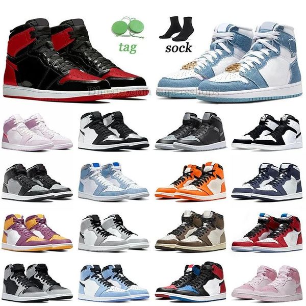 

2023 og shoes designer sneakers basketball midnight navy blue bred jumpman 1 og 1s bred denim one retros visionaire unc paten mid a ma manie