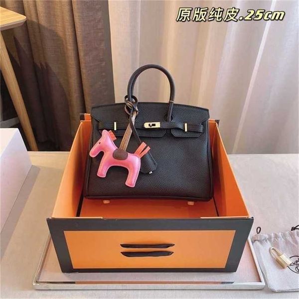 

high birkin women herme bags quality bag large capacity 2022 leather lychee pattern portable single shoulder crossbody women's bag