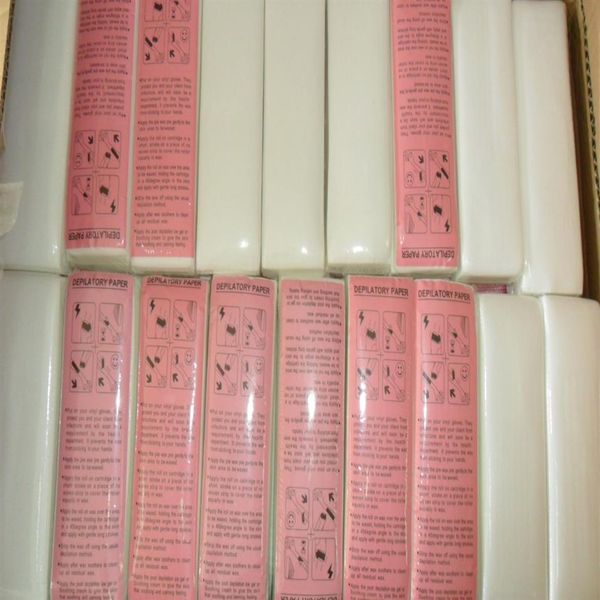 

depilatory wax can warmer hair removal kit heater salon waxing paper strips spa 1000pcs335b